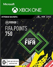 XBOX ONE  FIFA 20 Ultimate Teams 750 POINTS для XBOX ONE   Цифровая версия