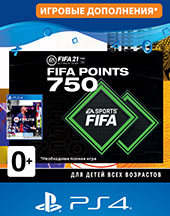 PS4 FIFA 21 Ultimate Teams 750 POINTS для PS4   Цифровая версия