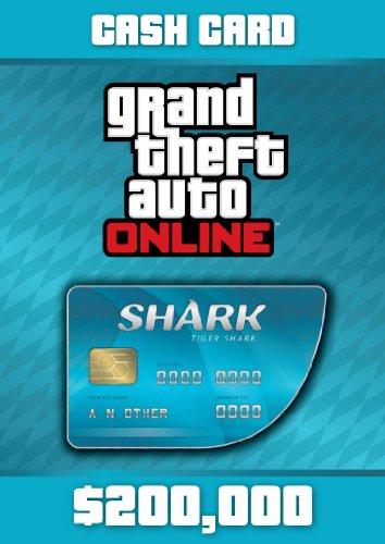 Grand Theft Auto Online Tiger Shark Cash Card - 200.000$   - фото