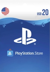 Карта пополнения счета Playstation Network 20 USA - фото