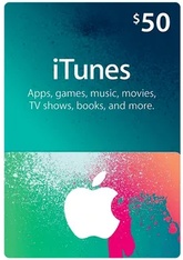 iTunes Gift Card 50$ USA - карта оплаты iTunes (Хотите получить мгновенно? Читайте описание товара!)  - фото