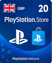 Карта пополнения счета Playstation Network 20 фунтов Великобритания (Мгновенное получение)  - фото