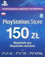Карта пополнения счета Playstation Network 150 ZL PL (Мгновенное получение)  - фото
