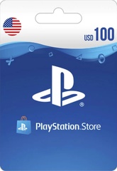 Карта пополнения счета Playstation Network 100 USA - фото