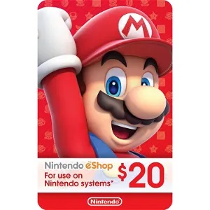 Nintendo eShop Card 20 USD / USA Account Цифровая версия - фото