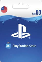 Карта пополнения счета Playstation Network 50 USA 