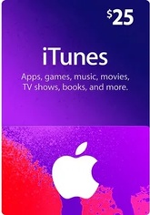 iTunes Gift Card 25$ USA - карта оплаты iTunes (Хотите получить мгновенно? Читайте описание товара!)  - фото